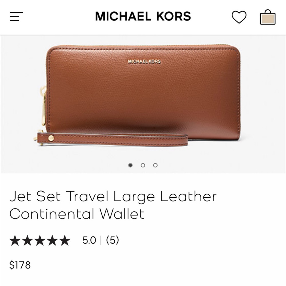 Michael Kors Jet Set Travel Wallet